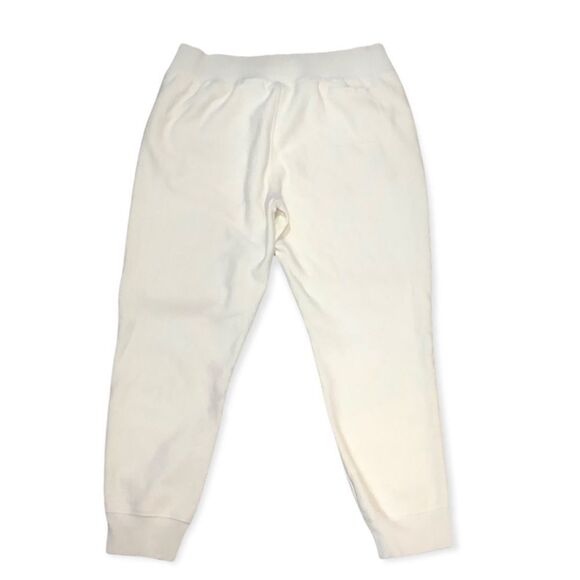 CHAMPION REVERSE WEAVE JOGGER OLD ENGLISH LETTERING SWEATPANTS 2XL CHALK WHITE - Picture 5 of 8